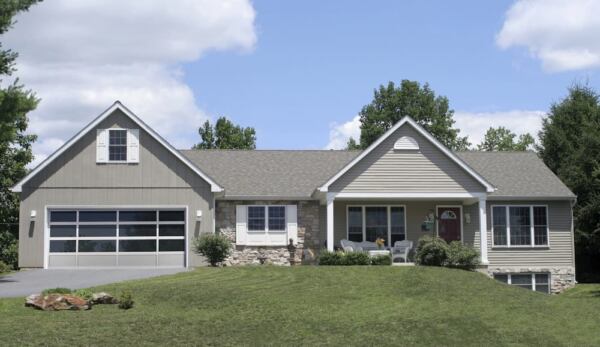 modern garage door styles 